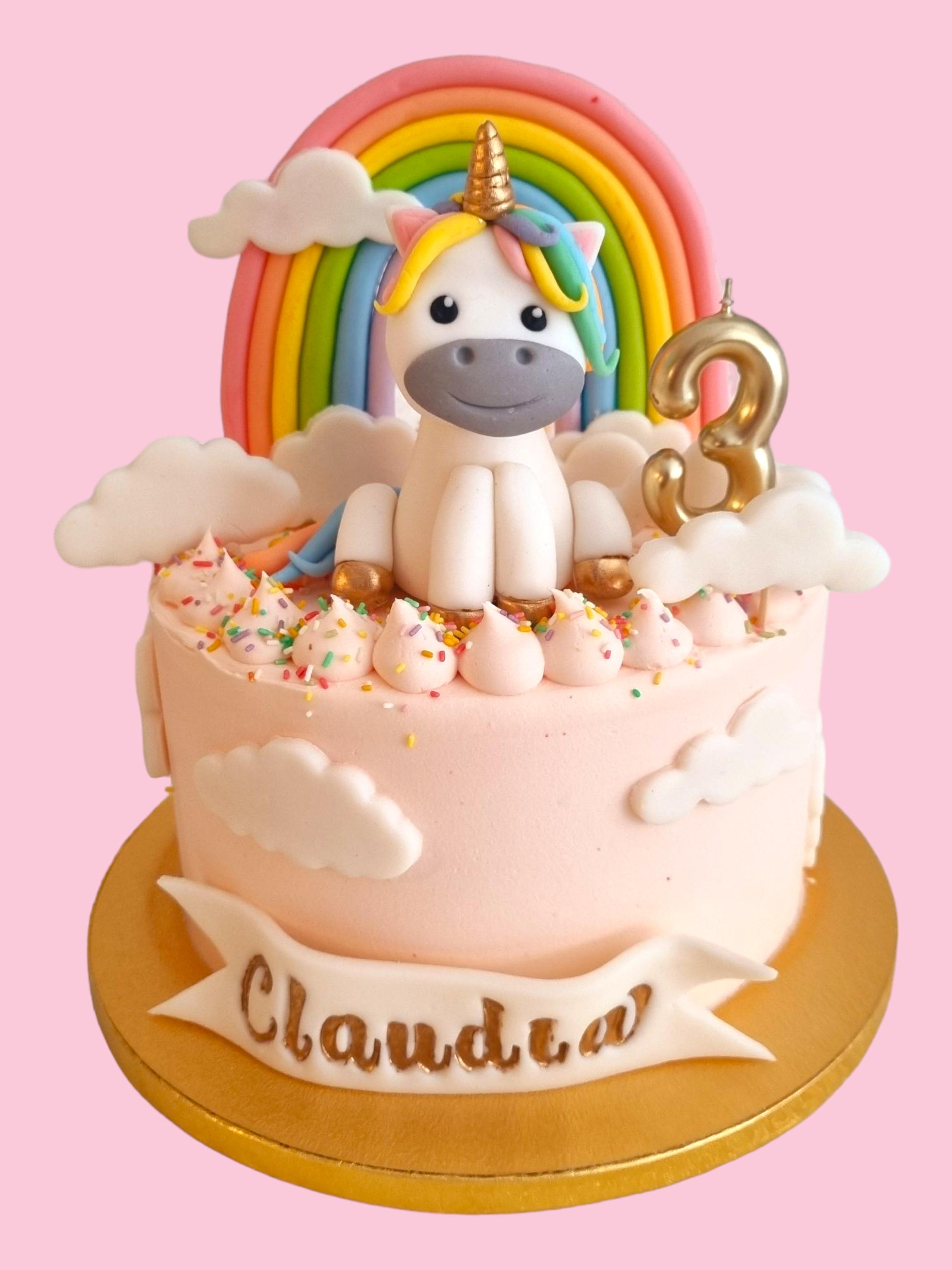 Tarta Baby Unicornio