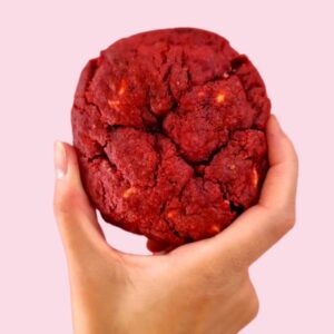 Cookie red velvet de La Tortista