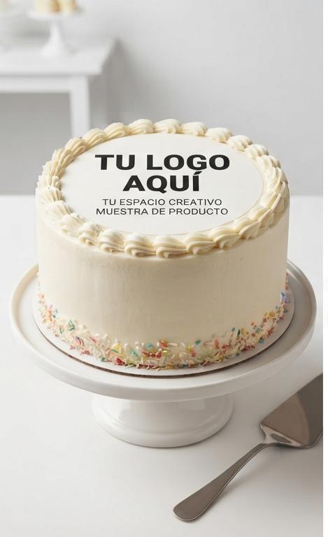 Tarta con tu logo de La Tortista