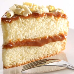 Tarta de vainilla con dulce de leche de La Tortista